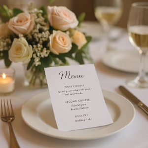 Designing a Wedding Menu That Reflects Your Love Story